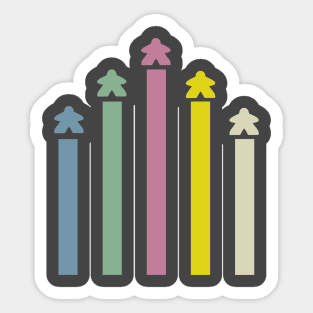 Meeple Rockets Sticker